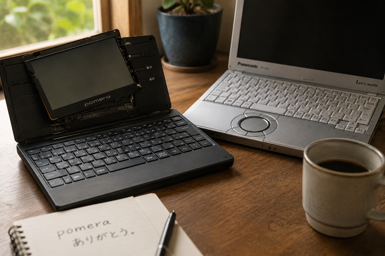 ポメラが壊れた日。代わりのパソコンではしっくりこない